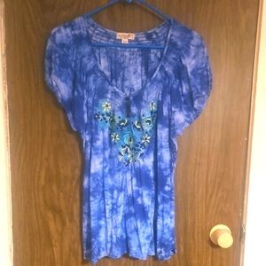 EUC ONE WORLD Tie-Dye Top